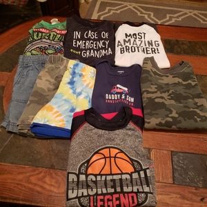 Bundle 9 Pieces of Mixed Boy Clothes Size 24m